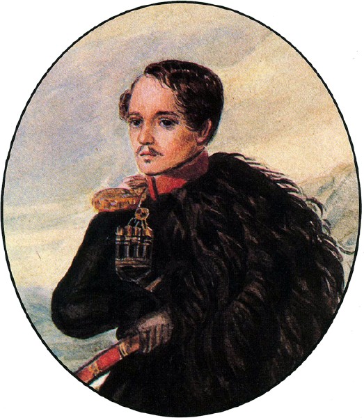 Lermontov sel-portrait, 1837