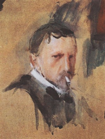 Self-portrait of Valentin Serov 1901