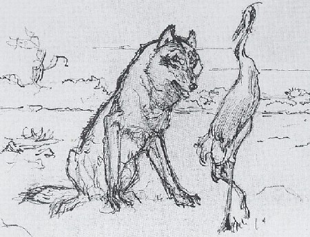 Illustrations to Ivan Krylov's fable